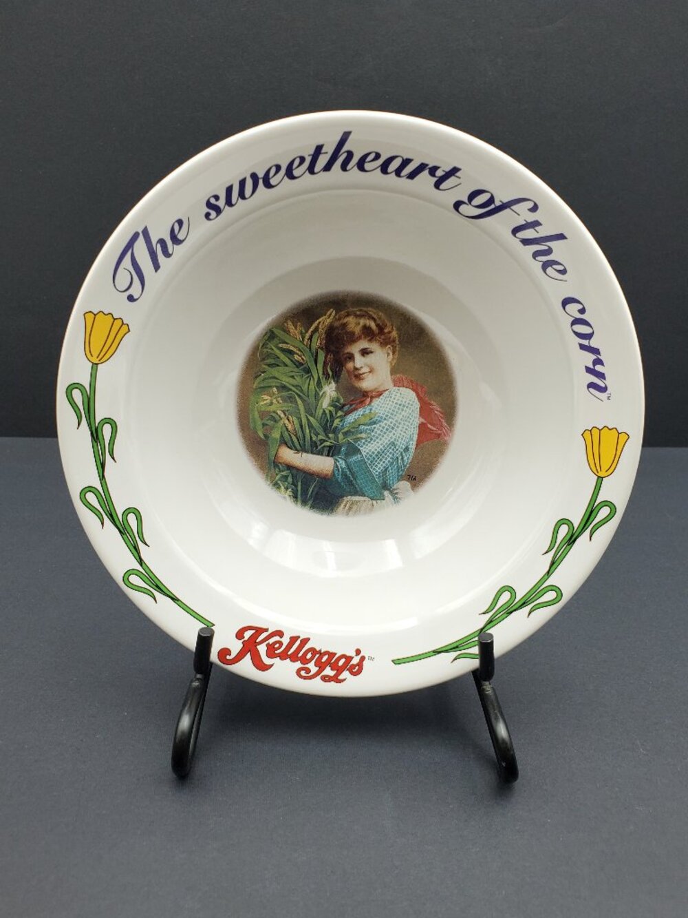 Kellogg's Corn Flakes 90th Anniversary Collectible Cereal Bowls Vintage Ad Bowls - Picture 6 of 13